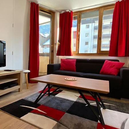 Chamois De Chamonix, Confortable 2 Pieces, Balcon, Parking Gratuit Bagian luar foto